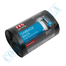 Black garbage bags 20l HD 100 pieces Pro service