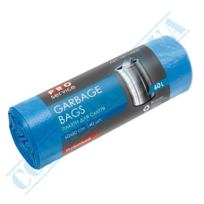 Blue garbage bags 60L HD 40 pieces Pro service
