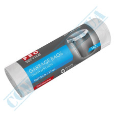 White garbage bags 160l LD 10 pieces Pro service