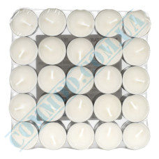 White tea candles 50 pieces