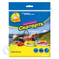 Скатерть полиэтиленовая 120x150см желтая Фрекен Бок Скатерть полиэтиленовая 120x150см желтая Фрекен Бок