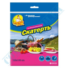 Скатерть полиэтиленовая 120x150см розовая Фрекен Бок