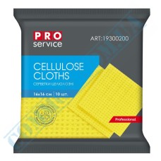 Yellow cellulose cloths 16x16cm 10 pieces