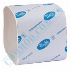 Toilet paper in sheets | 110*225mm | 200 sheets | white | 2 ply | Tischa Papier