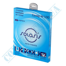 Sanitary Toilet Seat Covers | 1/4 addition | white | Solaris Solar-M-100 | 100 pieces per pack