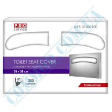 Sanitary Toilet Seat Covers | 1/2 addition | white | PRO Service | 250 pieces per pack