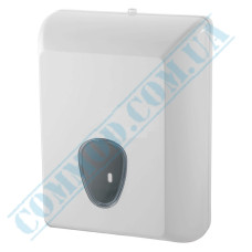 Toilet paper in sheet Dispenser | V - styling | plastic | white | art. 622w-tr