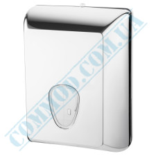 Toilet paper in sheet Dispenser | V - styling | plastic | Chrome | art. 622c