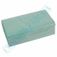 Paper towels V stacking | 25*23cm | green | single layer | in a bundle of 160 sheets