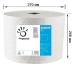Papernet white wiping paper 2-ply 232m 402059 2 rolls