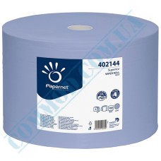 Papernet blue wiping paper 3-ply 360m 402144
