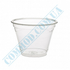 Dessert PET cups | 200ml | d=95mm h=72mm | transparent | without lid | PolyER | 50 pieces per pack