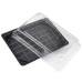 Black plastic sushi box 600ml 224x150x36mm 10 pieces