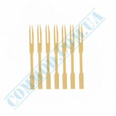 Bamboo French fries forks | 85mm | 100 pieces per pack