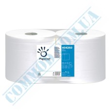 Papernet white wiping paper 2-ply 190m 404260 2 rolls