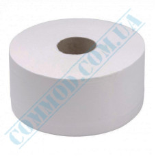 Toilet paper Jumbo | 120m | 1070 sheets | 2 ply | d=160mm h=90mm | white | without embossing
