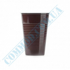 Plastic PP cups | 180ml | brown | Huhtamaki | 100 pieces per pack