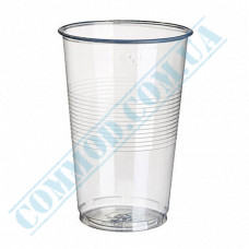 Plastic PP cups | 500ml | transparent | 50 pieces per pack