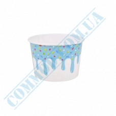 Ice Cream Cups | 125ml | d=75mm h=50mm | paper | colored | 40 pieces per pack