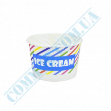 Ice Cream Cups | 125ml | d=75mm h=50mm | paper | Ice Cream | 40 pieces per pack