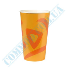 Paper cups 400ml | d=90mm | single wall | Whizz | Huhtamaki | 50 pieces per pack