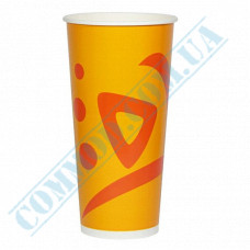 Paper cups 500ml | d=90mm | single wall | Whizz | Huhtamaki | 50 pieces per pack