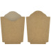 French fries kraft packaging 140x80x40mm 50 pieces