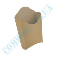 French fries kraft packaging 140x80x40mm 50 pieces