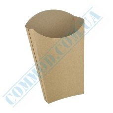 French fries kraft packaging 150x105x75mm 50 pieces