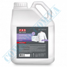 Gel for washing white and light-colored fabrics | gel | 5000ml | phosphate-free | White Professional | Pro Service