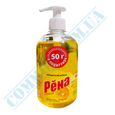 Liquid soap | gel | 450g | with dispenser | Lemon | Pena