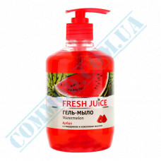 Liquid soap | gel | 460g | with dispenser | Watermelon and coconut oil | Fresh Juice