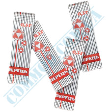Portion ground black pepper 0.3g in package 2000 pieces