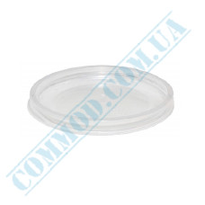 Lids plastic PP | transparent | d=95mm | for containers 250ml, 340ml, 450ml | 25 pieces per pack