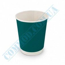 Paper cups 250ml | d=80mm | Double wall | Atlantis Soft Touch | 25 pieces per pack