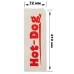 Hot dogs paper corners 210x72mm 500 pieces