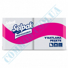 Dispenser Napkins | paper | single layer | 21*21cm | White | Selpak Professional | 250 pieces per pack