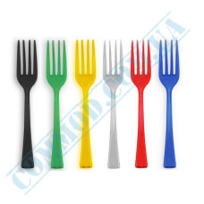 Plastic forks for fruits | colored | 100mm | 250 pieces per pack