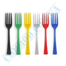 Dessert colored forks 10cm 250 pieces