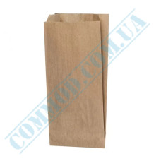 Paper bags Kraft Grease-resistant | 70g/m2 | 220*100*50mm | art. 4845 | 1000 pieces per pack