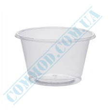 Dessert PET cups | 200ml | d=94mm h=57mm | transparent | without lid | Ukraine | 50 pieces per pack