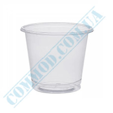 Dessert PET cups | 300ml | d=94mm h=80mm | transparent | without lid | Ukraine | 50 pieces per pack