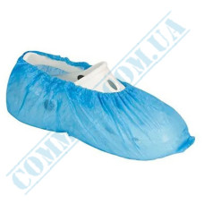 Polyethylene shoe covers 4g blue 50 pairs