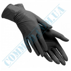 Nitrile black gloves without powder size M 100 pieces