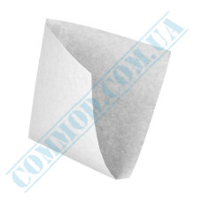 Бумажный пакет уголок белый 140x140мм (1389) 500 штук