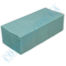 V-fold green paper towels 1-ply 200 pieces