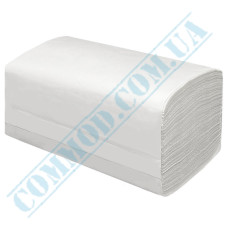 Полотенца листовые V-укладки белые 2 слоя 150 штук