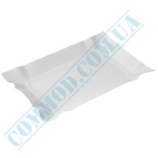 White paper plates 15x22cm without lamination 100 pieces