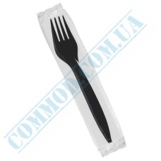 Individually wrapped Bittner black forks 18cm 100 pieces