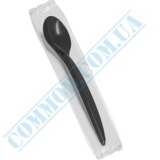 Individually wrapped Bittner black spoons 18cm 100 pieces